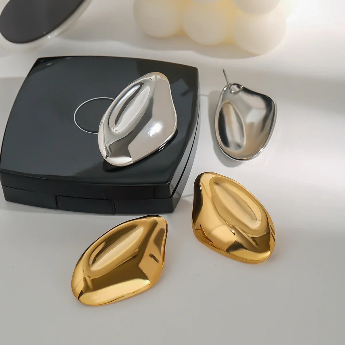 [ElanLuxe]Zinnia Gold Earrings
