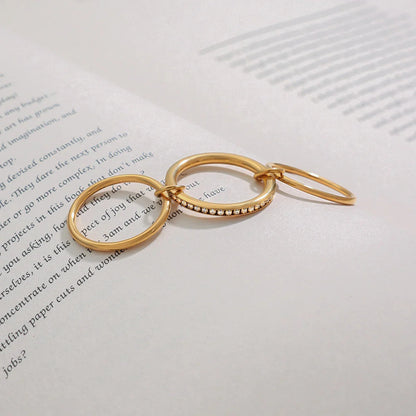 [ElanLuxe]Divine Diamond Ring Stack