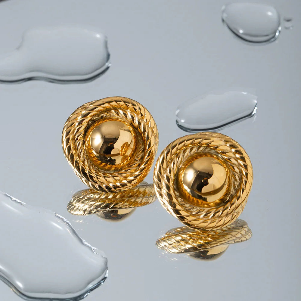 [ElanLuxe]Ariadne Gold Earrings