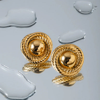 [ElanLuxe]Ariadne Gold Earrings