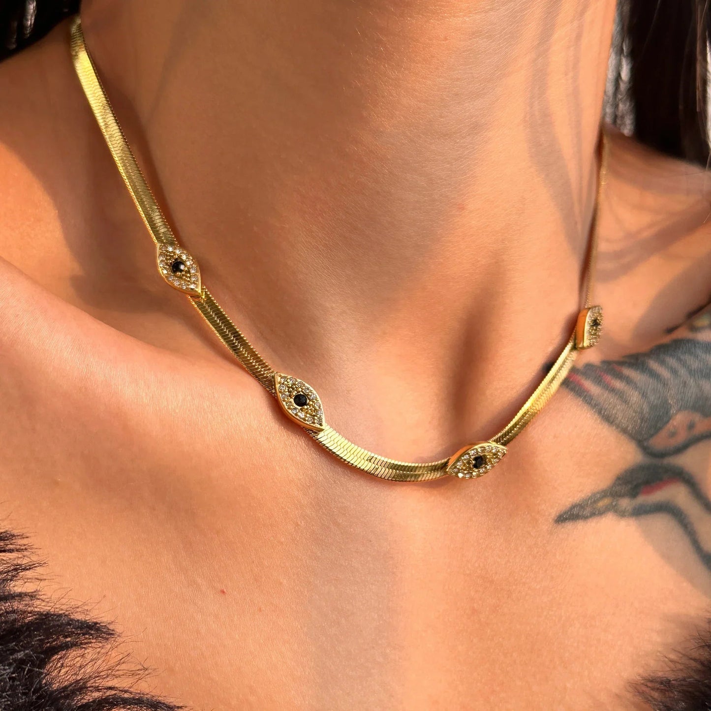 [ElanLuxe]Faunne Gold Necklace