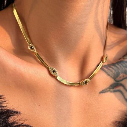 [ElanLuxe]Faunne Gold Necklace