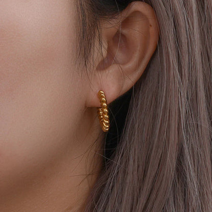 [ElanLuxe]Brynlee Twisted Earrings