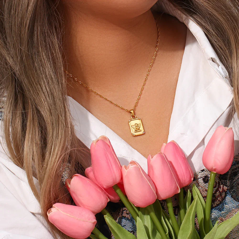 [ElanLuxe]Cleo Gold Necklace