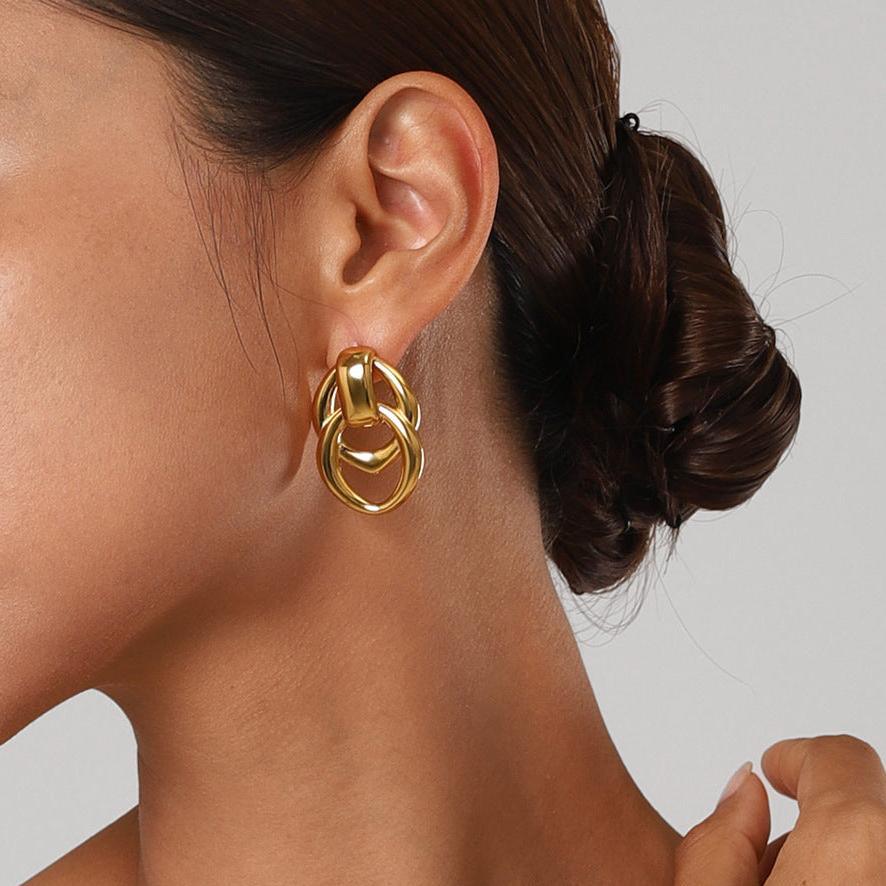 [ElanLuxe]Zoey Gold Earrings