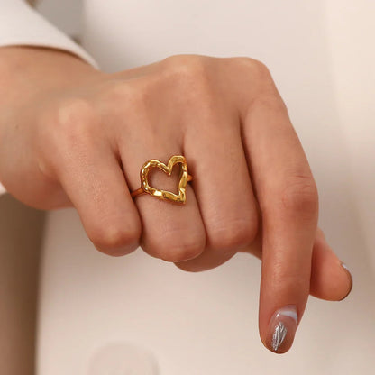 [ElanLuxe]Verity Heart Ring