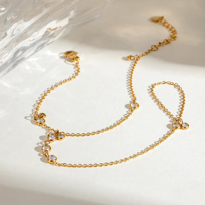[ElanLuxe]Elina Diamond Hand Chain