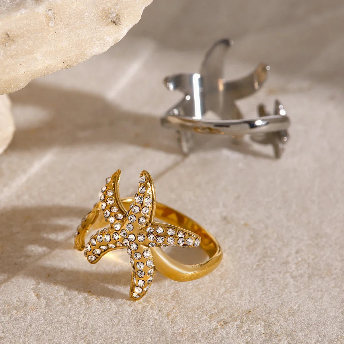 [ElanLuxe]Marina Starfish Diamond Ring
