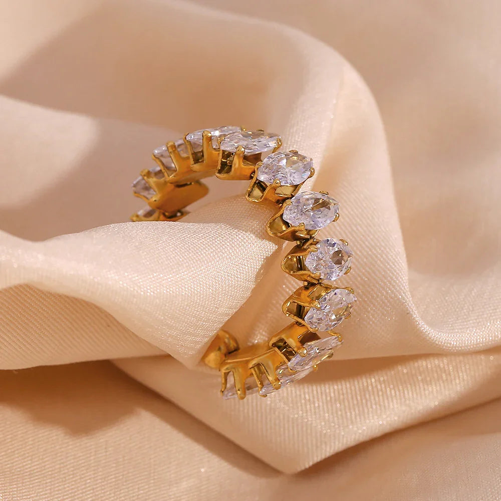 [ElanLuxe]Genevieve Diamond Ring