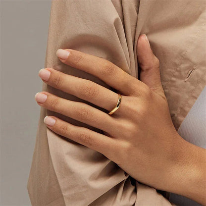 [ElanLuxe]Sasha Geometric Gold Ring