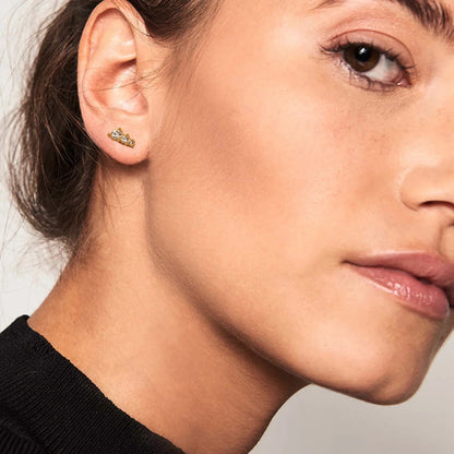 [ElanLuxe]Lira Gold Earrings
