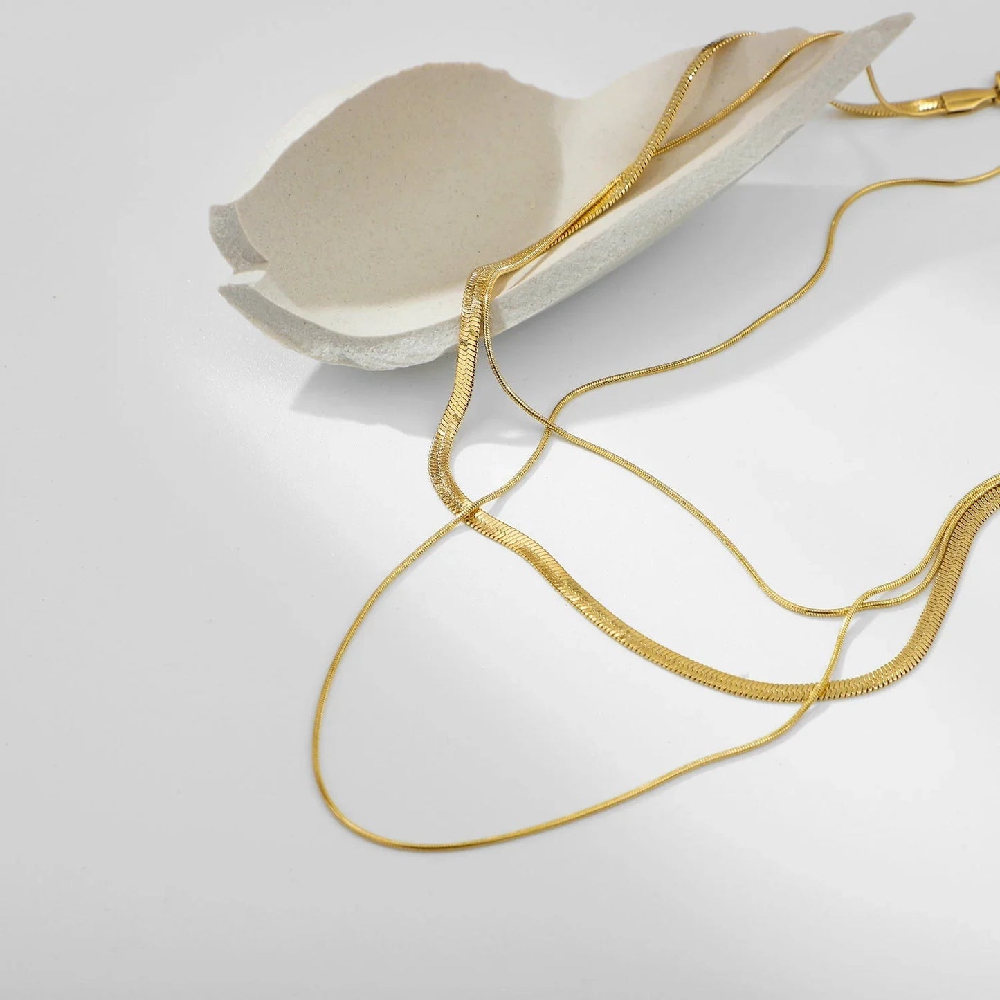[ElanLuxe]Zafina Gold Necklace