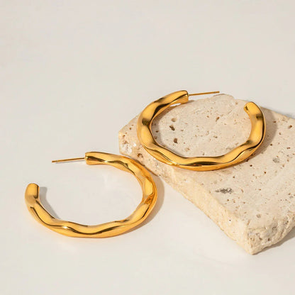 [ElanLuxe]Riley Gold Earrings