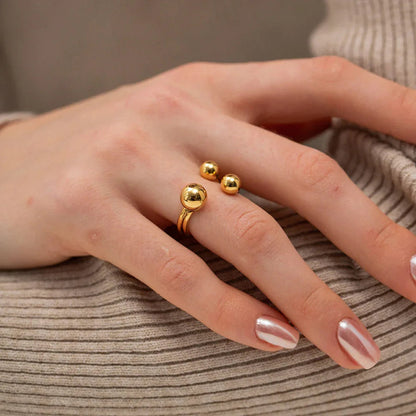 [ElanLuxe]Pluto's Orbit Gold Ring