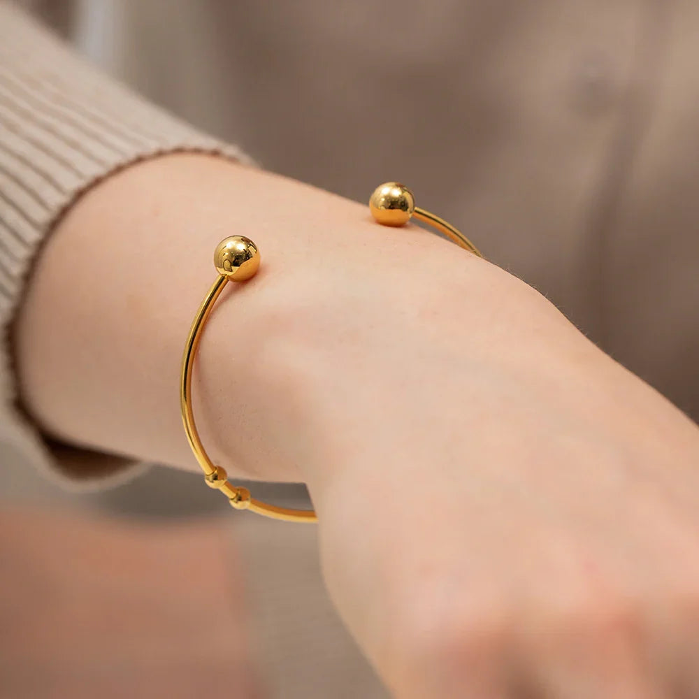 [ElanLuxe]Alora Gold Bangle