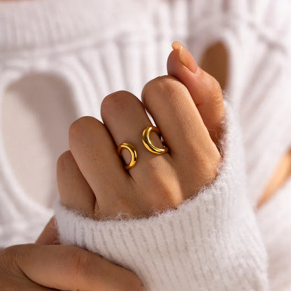 [ElanLuxe]Jackie Twisted Band Ring