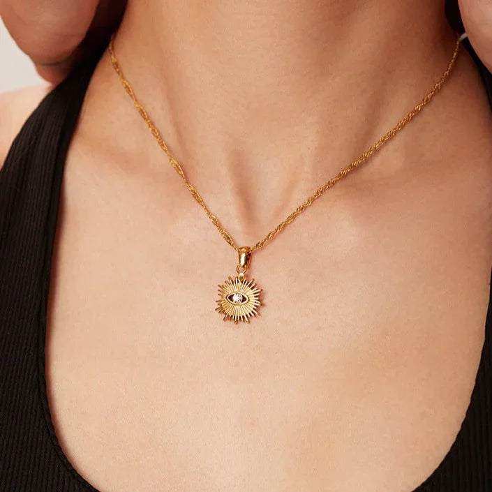[ElanLuxe]Solana Gold Necklace