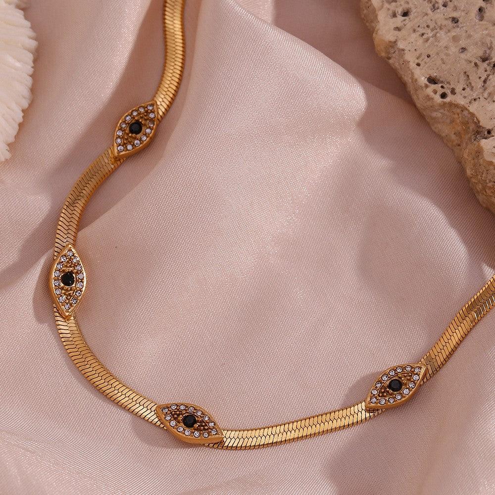 [ElanLuxe]Faunne Gold Necklace