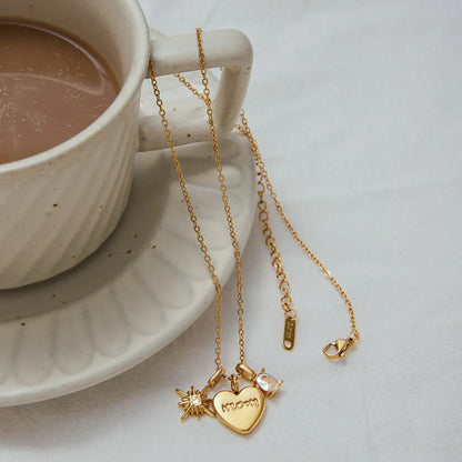 [ElanLuxe]A Mother's Appreciation Gold Locket