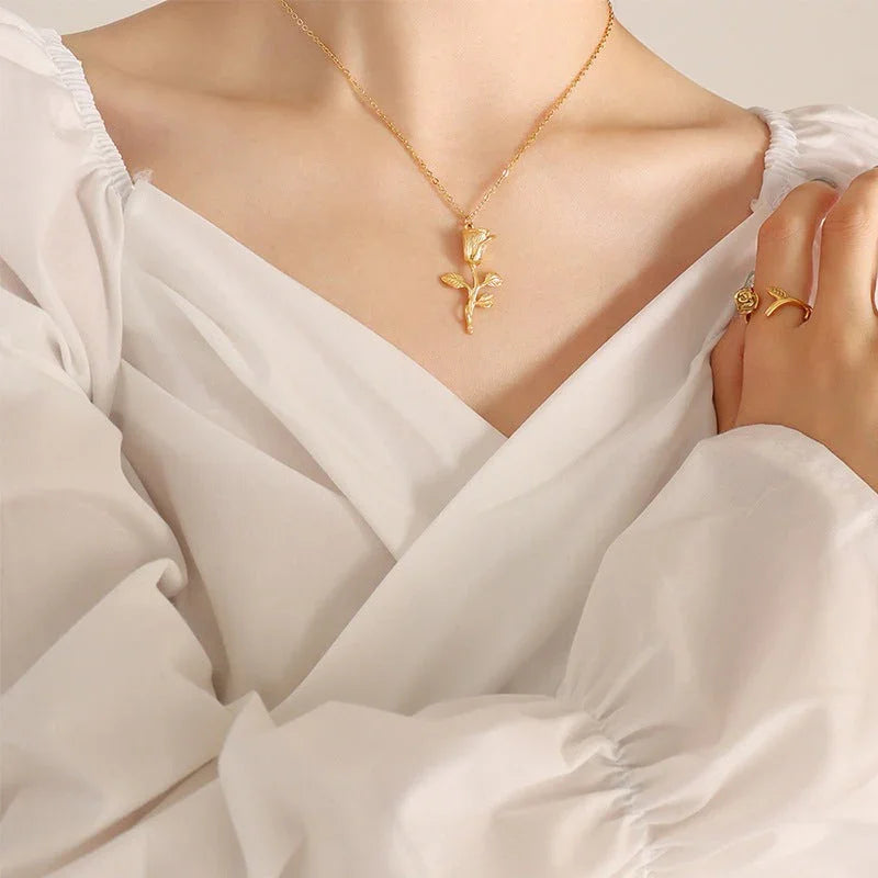 [ElanLuxe]Celia Gold Necklace