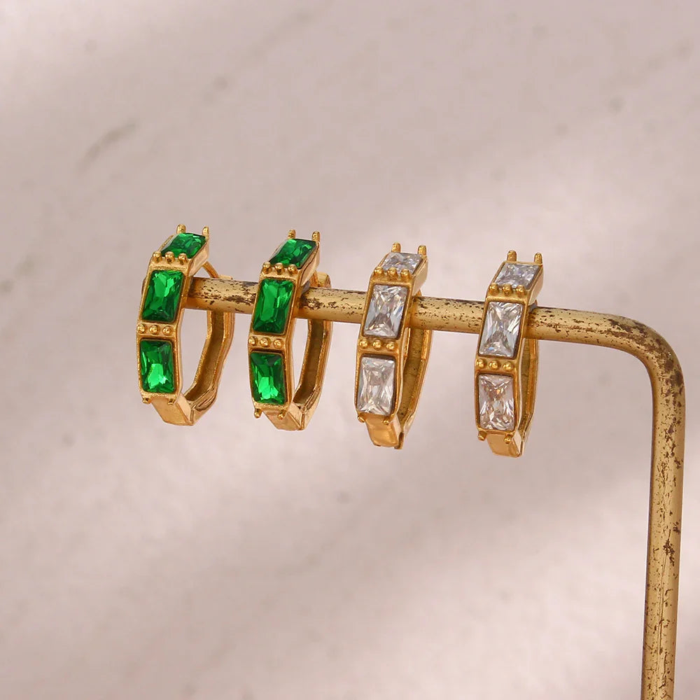 [ElanLuxe]Elira Diamond Earrings