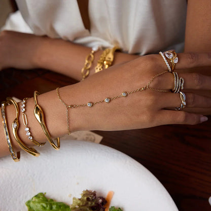 [ElanLuxe]Ranielle Diamond Bracelet