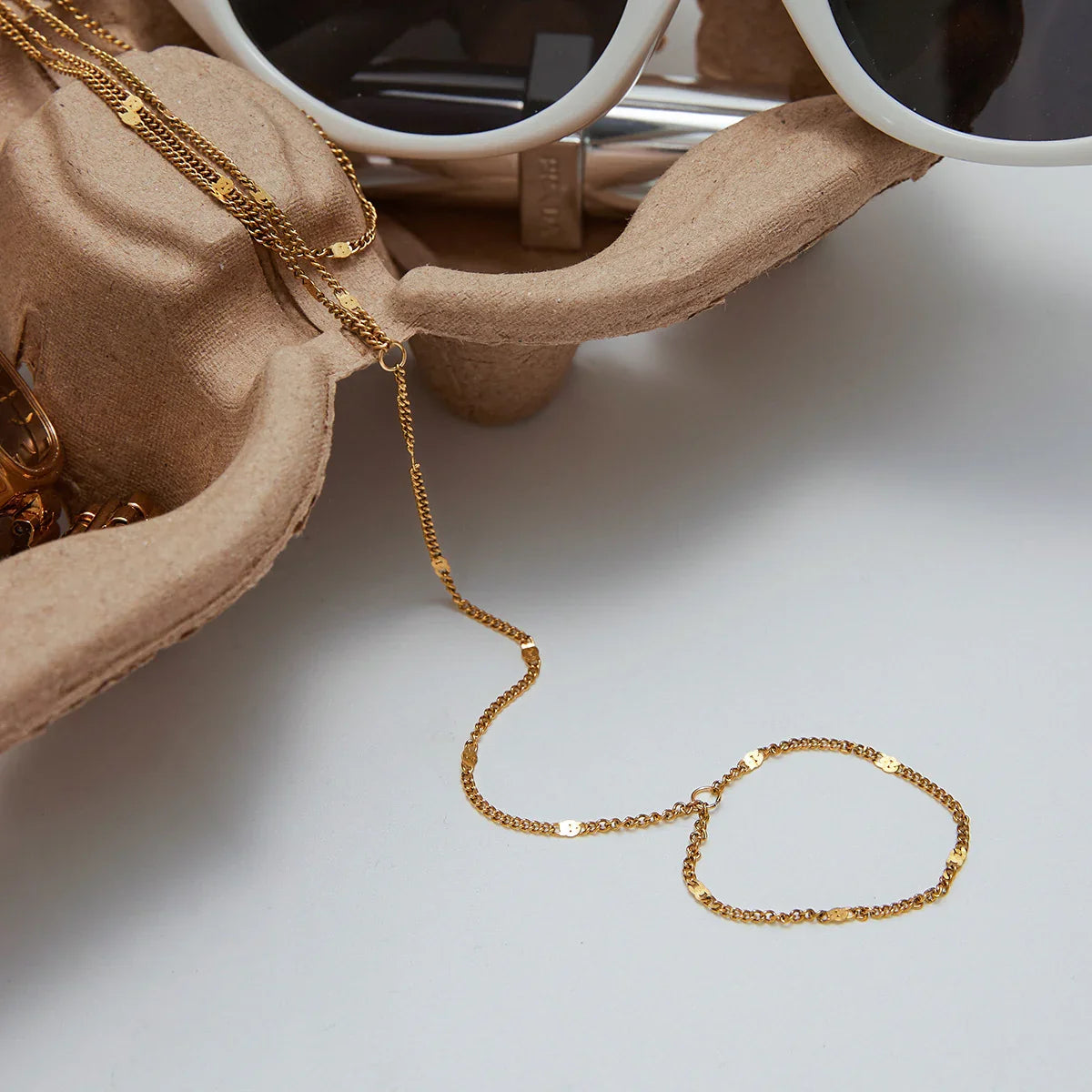 [ElanLuxe]Mimi Golden Hand Chain
