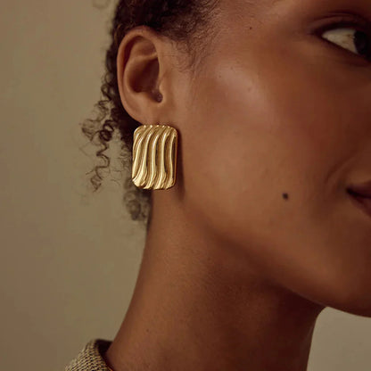 [ElanLuxe]Colette Gold Earrings