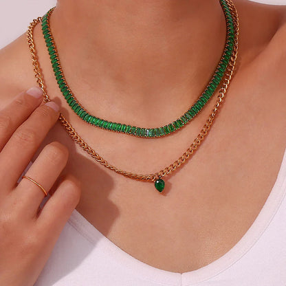 [ElanLuxe]Zora Diamond Necklace