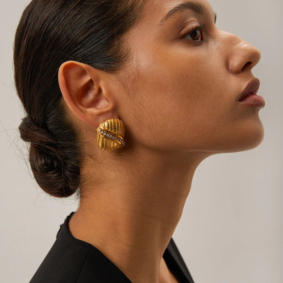 [ElanLuxe]Odine Gold Earrings
