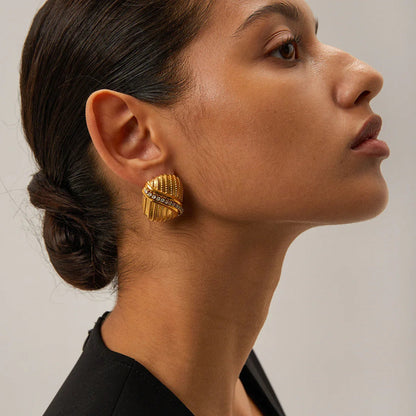 [ElanLuxe]Odine Gold Earrings