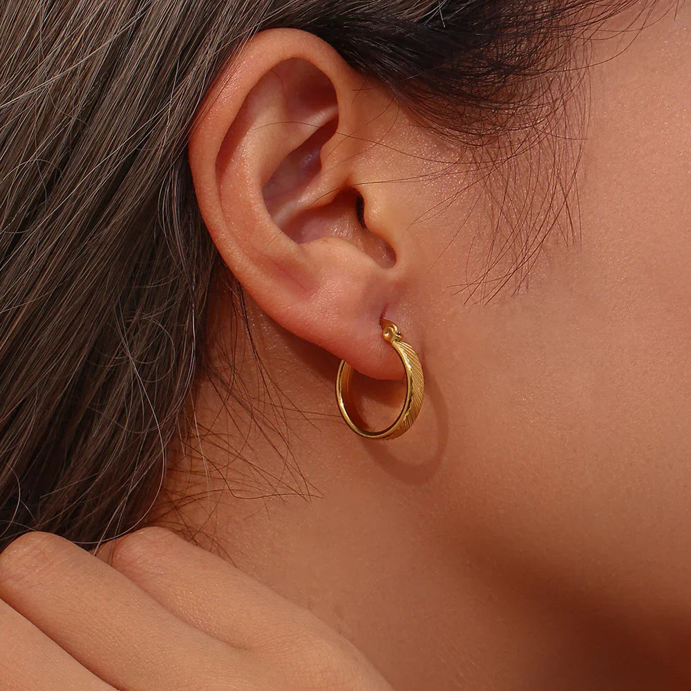 [ElanLuxe]Elanor Gold Earrings
