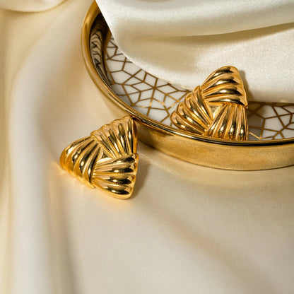 [ElanLuxe]Brigitte Gold Earrings