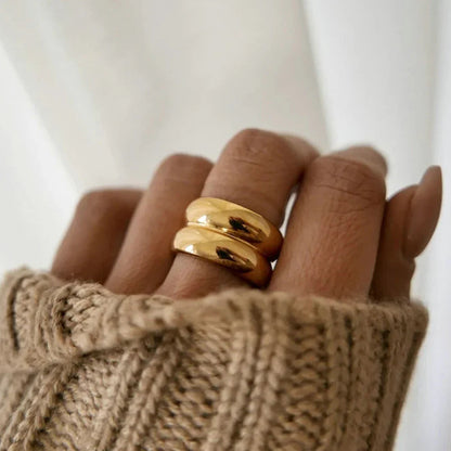 [ElanLuxe]Zelle Golden Ring