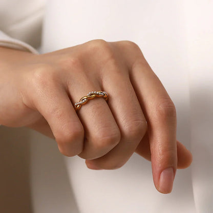 [ElanLuxe]Vivienne Freshwater Pearl Ring