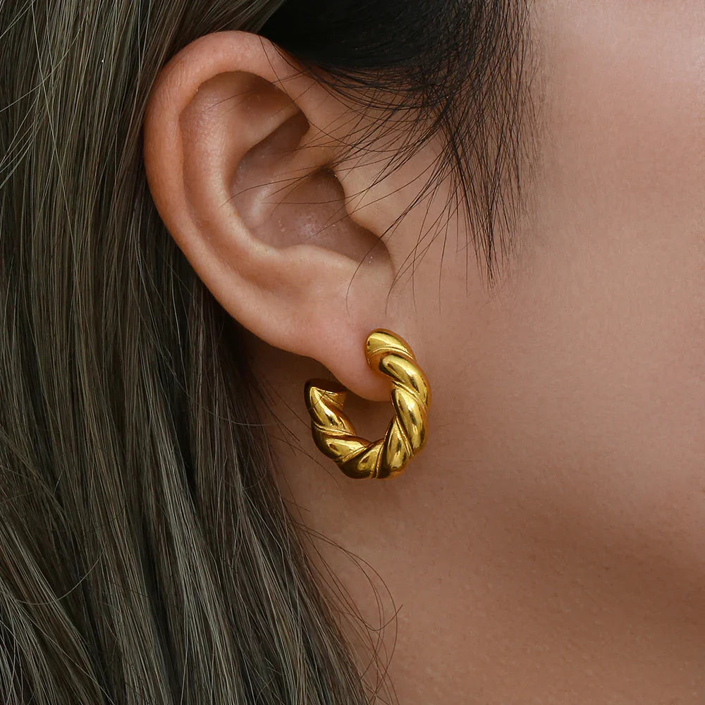 [ElanLuxe]Naomi Twist Earrings