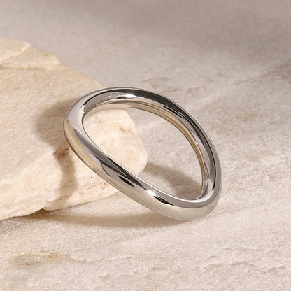 [ElanLuxe]Miley Gold & Silver Layered Rings