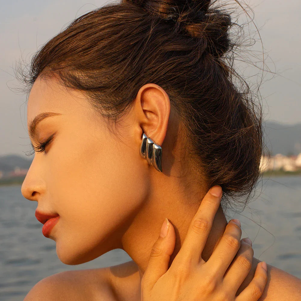 [ElanLuxe]Vera Gold Earrings