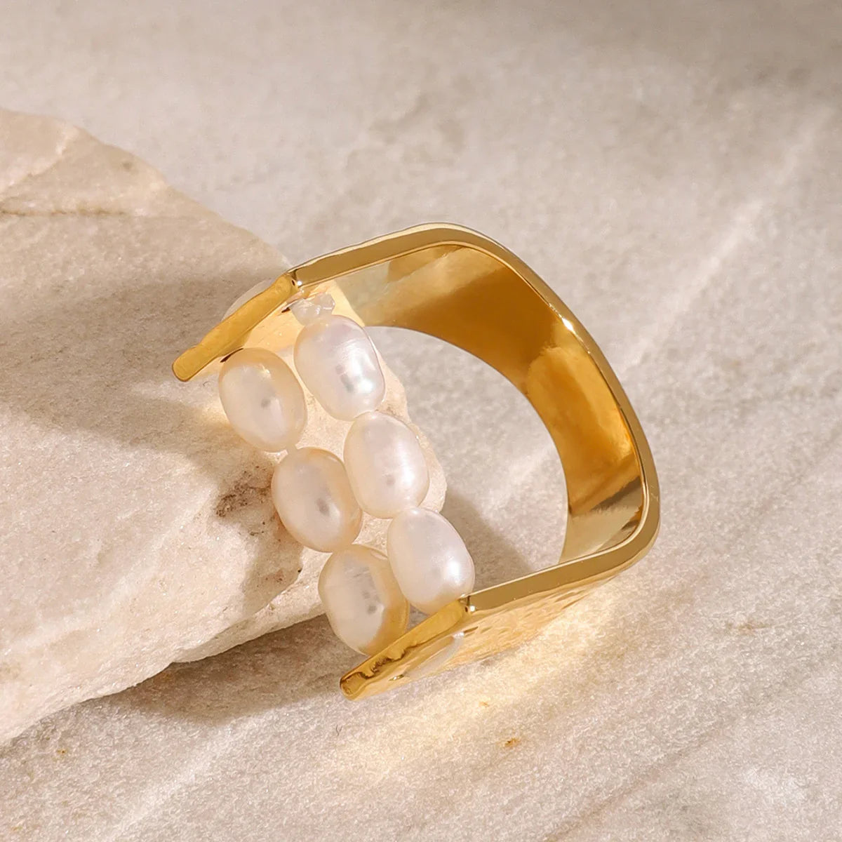 [ElanLuxe]Elliana Pearl Ring