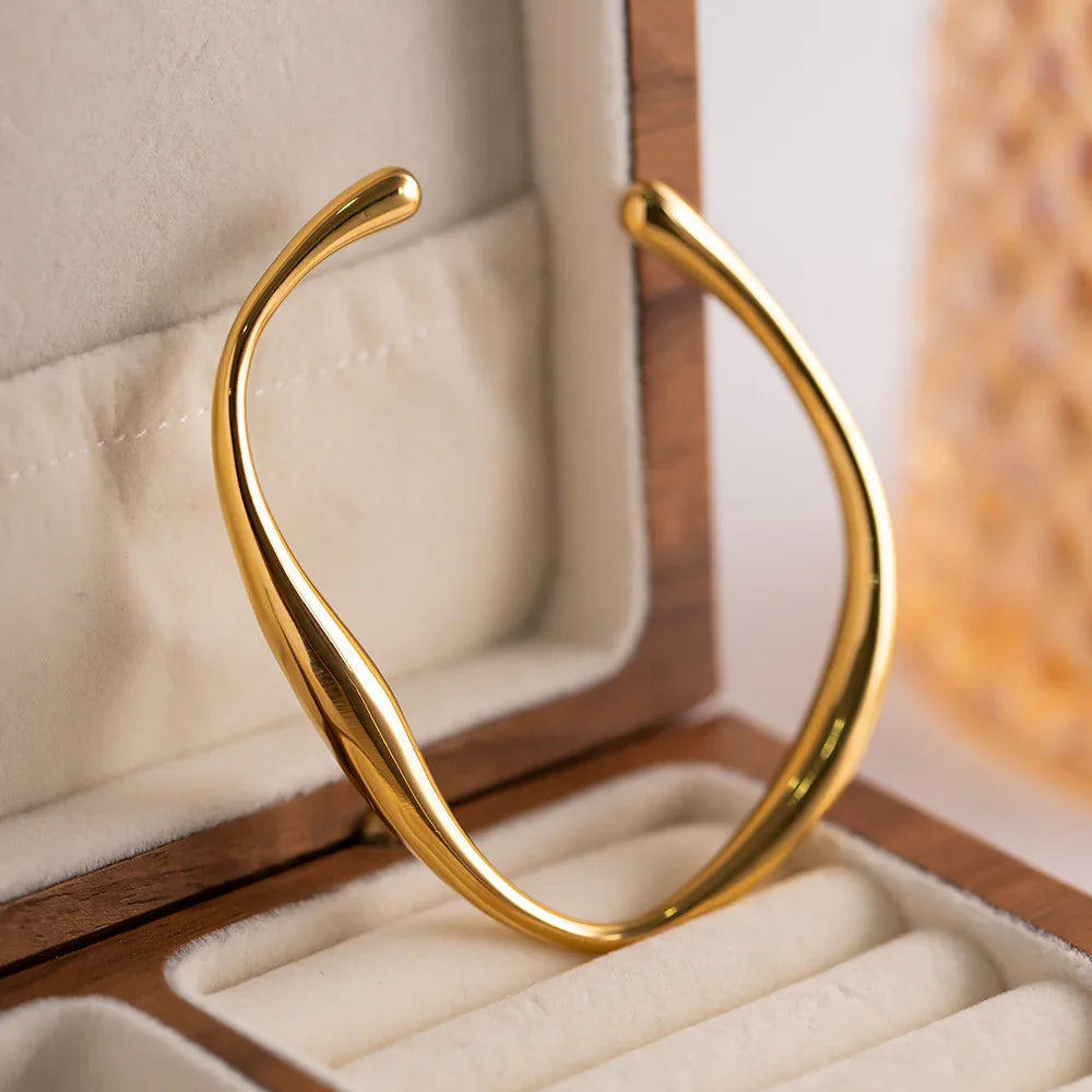 [ElanLuxe]Tiffany Gold Bangle