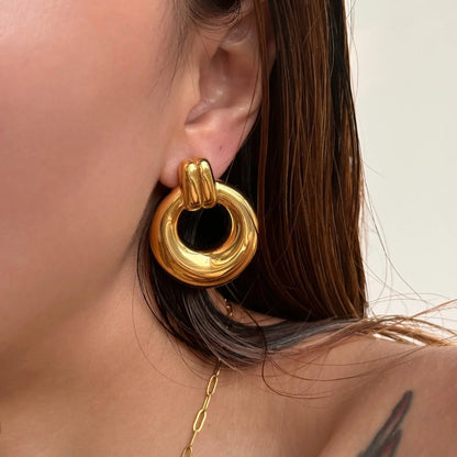 [ElanLuxe]Lynora Gold Earrings