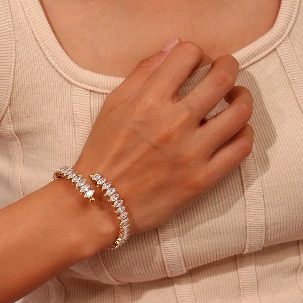 [ElanLuxe]Genevieve Diamond Bracelet