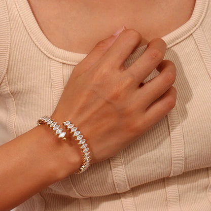 [ElanLuxe]Genevieve Diamond Bracelet