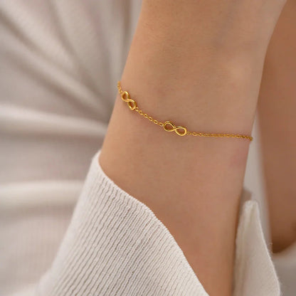 [ElanLuxe]Everlasting Gold Bracelet