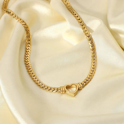 [ElanLuxe]Vali Heart Choker