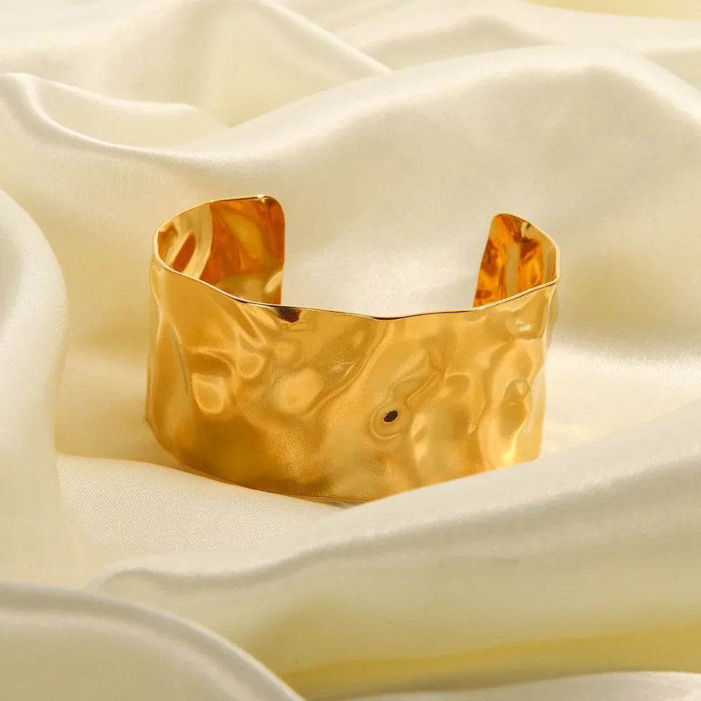 [ElanLuxe]Hope Gold Bangle