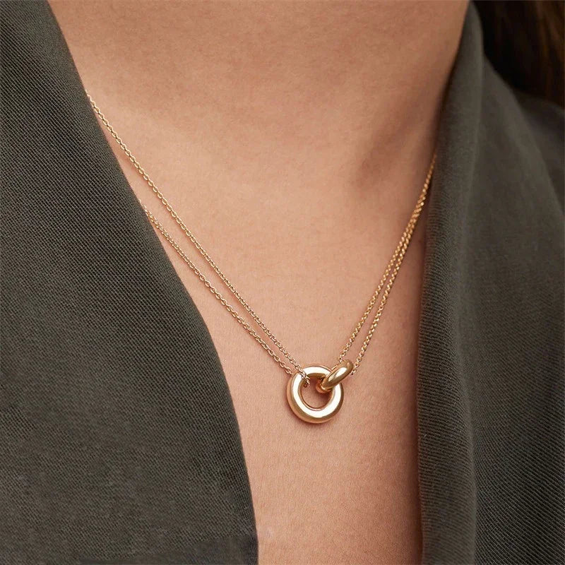 [ElanLuxe]Harper Gold Chain Necklace