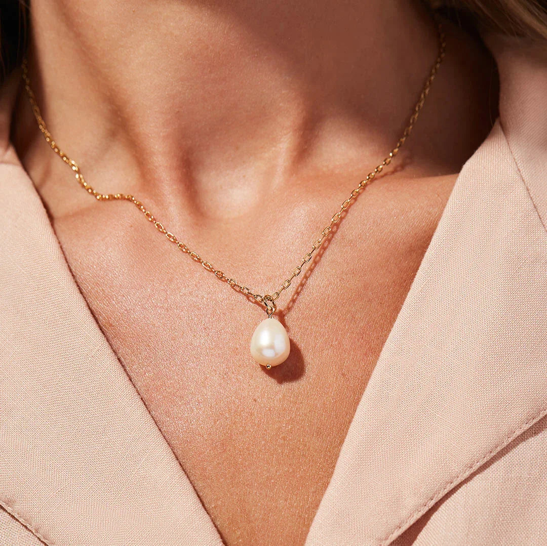 [ElanLuxe]Serenade Pearl Necklace