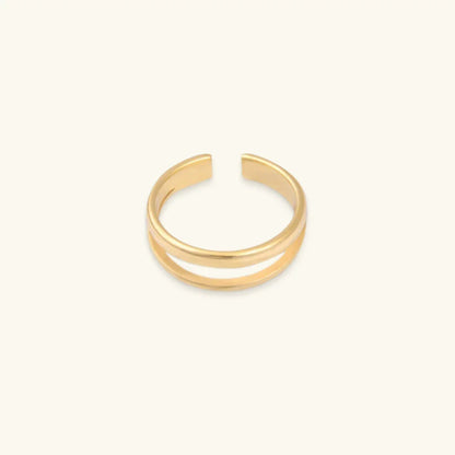 [ElanLuxe]Olivia Layered Gold Ring