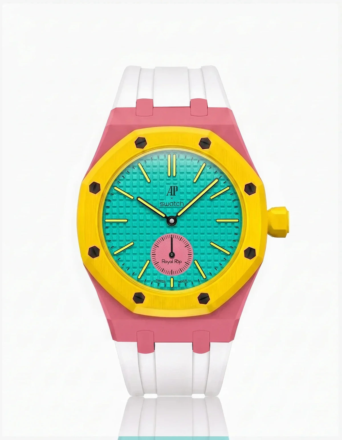 Silicone Strap & Case  Royal Pop Otg Roz(Customize  Colors)
